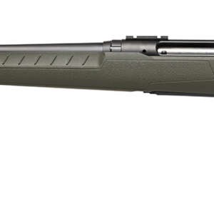Savage Arms 32130 Axis 2 Compact 7mm-08 Rem 4+1 20" Matte Black Heavy Sporter Barrel, Matte Black Drilled & Tapped Carbon Steel Receiver, Fixed OD Green Synthetic Stock, Left Hand