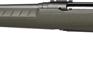 Savage Arms 32131 Axis 2 Compact 308 Win 4+1 20" Matte Black Heavy Sporter Barrel, Matte Black Drilled & Tapped Carbon Steel Receiver, Fixed OD Green Synthetic Stock, Left Hand
