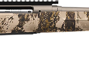 Savage Arms 32341 Axis 2 Pro Compact 308 Win 4+1 20" Gun Metal Bronze Cerakote Heavy Sporter Threaded Barrel & Picatinny Rail Carbon Steel Receiver, Fixed Western Camo Synthetic Stock, Right Hand