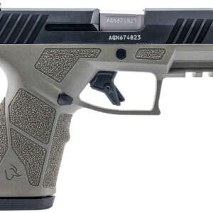 Taurus 1-GX2931O-10 GX2  9mm Luger 10+1 3.37" Matte Stainless Steel Barrel, Matte Black Serrated Stainless Steel Slide, OD Green Polymer Frame w/Picatinny Rail, Polymer Grip