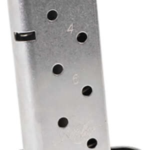 Kimber Mfg, Inc 1200845A Micro 9  7rd Extended 9mm Luger Silver Stainless Steel