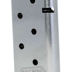 Kimber Mfg, Inc 1200851A Micro 9 Tac-Mag 7rd Extended 9mm Luger Silver