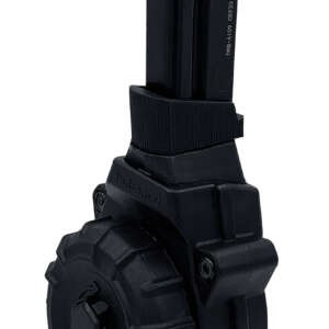 ProMag DRMA109   30rd Drum 9mm Fits Shadow Systems CP920 Black DuPont Zytel Polymer