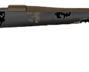 Fierce Firearms TWTROG65PRC22BT Twisted TI Rogue 6.5 PRC 22" Black Cerakote Steel Threaded Barrel, Drilled & Tapped Titanium Receiver, LR Negative Comb Trophy Camo Carbon Fiber Stock