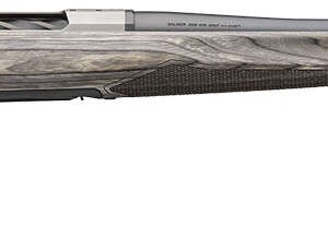 Browning 036092218 X-Bolt 2 Hunter Full Size 308 Win 4+1 22" Matte Blued Threaded Sporter Barrel, Drilled & Tapped Stainless Steel Receiver, Fixed Gray Laminate Stock, Radial Muzzle Brake