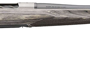 Browning 036092227 X-Bolt 2 Hunter Full Size 7mm Rem Mag 3+1 26" Matte Blued Threaded Sporter Barrel, Drilled & Tapped Stainless Steel Receiver, Fixed Gray Laminate Stock, Radial Muzzle Brake