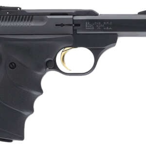 Browning 051408490 Buck Mark Standard Micro *CA Compliant 22 LR 10+1 4" Slab Side Barrel, Matte Black Serrated Steel Slide & Aluminum Frame, Black Overmolded Grips