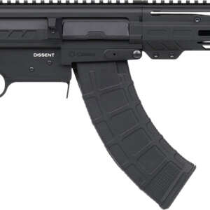 CMMG 86A950AAB Dissent BR47 7.62x39mm 10+1 16.10" Black Nitride Threaded Barrel, Black Armor Cerakote Aluminum Receiver w/Picatinny Rail, M-LOK Handguard, Magpul SGA Black Polymer Stock, Ambidextrous