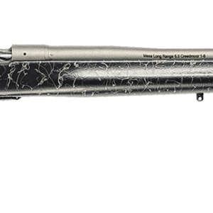 Christensen Arms 8010200101 Mesa Long Range 6.5 Creedmoor 4+1 16.25" Tungsten Gray Cerakote Threaded Barrel & Steel Drilled & Tapped Receiver, Black w/Gray Webbing Adj Cheek Riser Polymer Stock