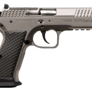 Sarsilmaz SAR7/24SPT 7/24  9mm Luger 17+1 4.40" Stainless Barrel, Matte Stainless Steel Optic Cut/Serrated Slide, Matte Stainless Steel Frame w/Beavertail & Picatinny Rail, Black Polymer Grip