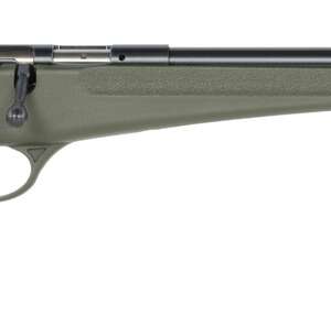 Savage Arms  Rascal F-SR 22 LR 1rd 16.13" Matte Black Single Shot Threaded Barrel,  Green Synthetic Stock, Right Hand