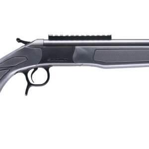 CVA CR4450 Scout  22 ARC 1rd 16.50" Matte Blued Threaded Barrel & Receiver w/DuraSight Rail, Stealth Gray Synthetic Stock