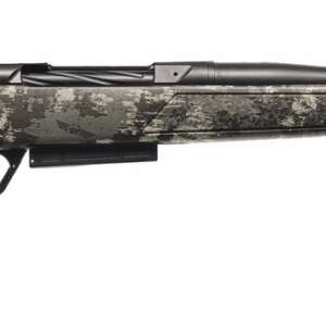Christensen Arms 801-15041-01 Evoke Hunter 30-06 Springfield 4+1 22" Black Cerakote Threaded Barrel, Receiver & Forend w/Picatinny Rail, Brush Camo Fixed Synthetic Stock