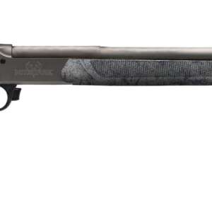 Traditions CR846604437 NitroBolt  50 Cal Firestick 24" Tungsten Cerakote Fluted Threaded Barrel, Tungsten Cerakote Drilled & Tapped Steel Receiver, Adj Cheek Piece & LOP Desert Web Synthetic Stock