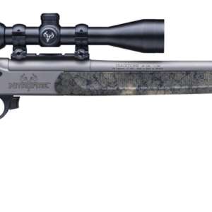 Traditions CR53846604537 NitroFire Pro 50 Cal 209 Primer Firestick 26" Tungsten Cerakote Fluted Threaded Barrel, Drilled & Tapped Steel Receiver, Adj Cheek Piece & LOP Desert Web Synthetic Stock, 3.5-