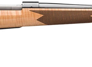 Winchester Repeating Arms 535218230 Model 70 Super Grade 7mm Rem Mag Caliber with 3+1 Capacity, 26" Barrel, High Polished Blued Metal Finish & Gloss AAA Maple Stock Right Hand (Full Size)