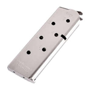 CMC Products 14120 Match Grade  7rd 45 ACP Fits 1911 Officer Stainless Steel