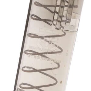 ETS Group GLK19 Pistol Mags  15rd 9mm Luger Compatible w/ Glock 26/19 Gen1-5 Clear Polymer