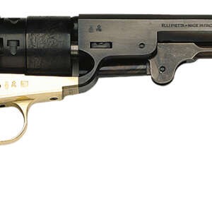 Traditions FR18511 1851 Navy Break Open 44 Cal #11 Percussion 7.50" 6 Shot Brass Frame Blued Barrel & Cylinder Walnut Grip
