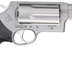 Taurus 2-441039MAG Judge Magnum Compact 45 Colt (LC)/410 Mag 5rd, 3" Matte Stainless Steel Barrel, Cylinder & Frame, Black Finger Groove Grip, Exposed Hammer