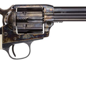Taylors & Company 555127 Marshal  45 Colt (LC) Caliber with 5.50" Blued Finish Barrel, 6rd Capacity Blued Finish Cylinder, Color Case Hardened Finish Steel Frame & Checkered White Grip