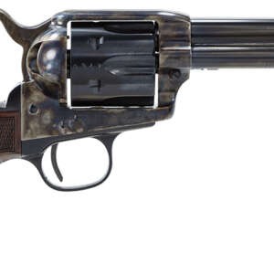 Taylors & Company 4107DE Smoke Wagon Deluxe 357 Mag 6rd 4.75" Blued Cylinder & Barrel Color Case Hardened Steel Frame Checkered Walnut Grip (Taylor Tuned)