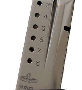 CHECKMATE MAGAZINE S&W SHIELD - 9MM STAINLESS 8RD