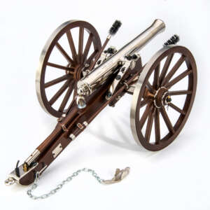 TRADITIONS MINI CANON NAPOLEON III NICKEL