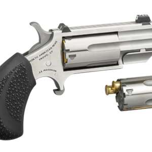 NORTH AMERICAN ARMS PUG 22MAG/22LR 1" SS CONV NS