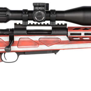 Howa HFLG30816 M1500 APC Chassis Gen2 308 Win 10+1 16.25" Barrel, American Flag Cerakote Receiver, American Flag 6 Position Luth-AR MBA-4 with Aluminum Chassis Stock, Black Polymer Grip