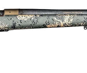Christensen Arms 8010619500 Ridgeline FFT 28 Nosler 3+1 22" Carbon Fiber/Threaded Barrel, Burnt Bronze Cerakote, Green with Black/Tan Accents Stock