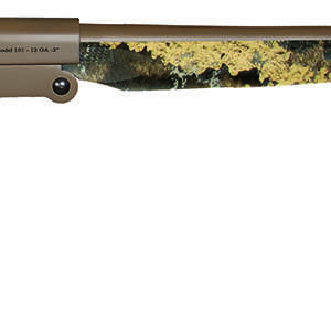 Charles Daly 930338 101  Compact 20 Gauge Break Open 3" 1rd 26" Flat Dark Earth Cerakote Steel Barrel & Receiver, Fixed TrueTimber Prairie Synthetic Stock, Beretta/Benelli Mobil Choke System