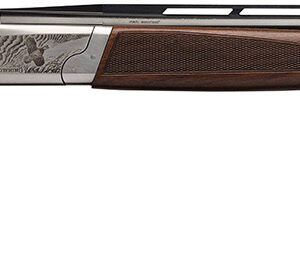 Browning 018701606 Cynergy Micro Midas 12 Gauge 3" 2rd 24" Satin Blued Barrel, Game Scene Engraved Silver Nitride Rec, Grade I/II Satin Walnut Stock