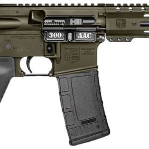 Diamondback DB1916B101 DB15  300 AAC 30+1 10" OD Green Cerakote Heavy Barrel 9" M-LOK Handguard 7075-T6 Aluminum SBA3 Brace Magpul MOE Grip