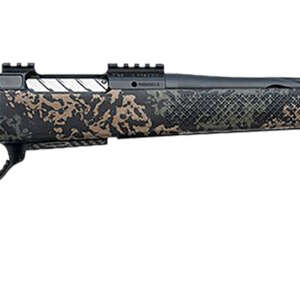 Seekins Precision 0011710225-F Havak PH3 6.5 Creedmoor 24" Black Fluted Threaded Barrel, Black Picatinny Rail Steel Receiver, Adj Cheek Riser Woodland Shadow Synthetic Stock