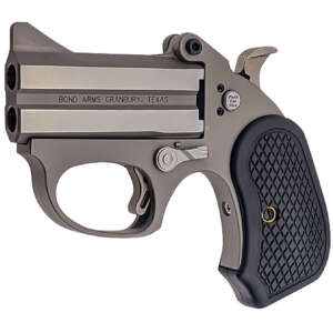 Bond Arms BAHB Honey B  22 Mag 2 3" Rough Matte Stainless Steel Barrel & Frame, Black Extended B6 Resin Grip