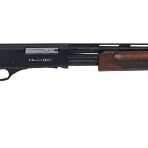 Charles Daly 930416 301 Field Compact 410 Gauge Pump 4+1 22" Vent Rib Barrel, Black Anodized Aluminum Grooved Receiver, Fixed Walnut Stock