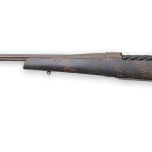 Weatherby MBC20N338WL6B Mark V Backcountry 2.0 338 WBY RPM 4+1 24" + 2" Patriot Brown Cerakote Fluted Threaded Barrel, Steel Drilled & Tapped Receiver, Black w/Brown Accents Fixed Peak 44 Blacktooth C
