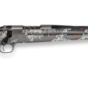 Weatherby MBP01N270NR3B Mark V Capra 270 Win 2+1 21" Graphite Black Cerakote Fluted Threaded Barrel Titanium Receiver Drilled & Tapped Receiver Exposed Carbon w/Gray, White & Rust Sponge Accents Fixed