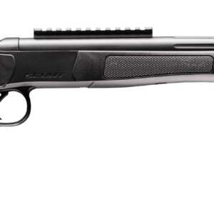 CVA CP801 Scout XP 223 Rem 1rd 11.50" Matte Stainless Steel Fluted Threaded Barrel, Picatinny Rail, Graphite Black XP Pistol Grip