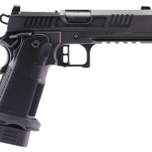 Alpha Foxtrot AA47X1CIG-XDBK19 AF1911 Romulus 9mm Luger 20+1 4.25" Black DLC Stainless Steel Threaded Compensated Barrel, Optic Ready/Serrated Slide & Frame w/Beavertail & Picatinny Rail, Aluminum Gri