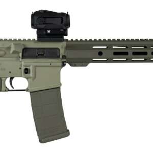 Shark Coast Tactical SCC04137GKNL Grassy Knoll Bundle 5.56 NATO 30+1 16" Black Melonite Threaded Barrel, 2-Tone Green Cerakote Aluminum Receiver w/Picatinny Rail, M-LOK Handguard, Magpul MOE SL OD Gre