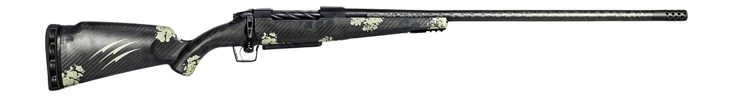 Fierce Firearms ROGSCX7PRC20BF Carbon Rogue XP 7mm PRC 3+1 20" Carbon Fiber Match Grade Threaded Barrel, Black Cerakote Steel Drilled & Tapped Receiver, BiPod Rail Forend, Forest Camo Fixed Carbon Fib