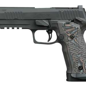 Sig Sauer 226X59XTMSAO P226 XFive Extreme Full Size 9mm Luger 10+1 5" Bull Barrel, Black Nitron Stainless Steel Optic Ready/Serrated Slide & Frame w/Beavertail & Picatinny Rail, Custom Hogue G10 Piran