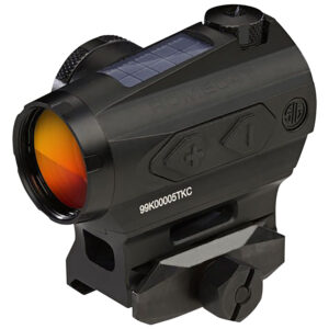 Sig Sauer Electro-Optics SOR43031 Romeo4T  Black Anodized 1 x 20 mm 2 MOA Red Ballistic Dot/65 MOA Circle