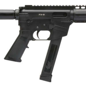 Freedom Ordnance FX9P8 FX-9  9mm Luger 8.25" 33+1 Black Hard Coat Anodized Black Polymer Grip KAK Shockwave Pistol Brace