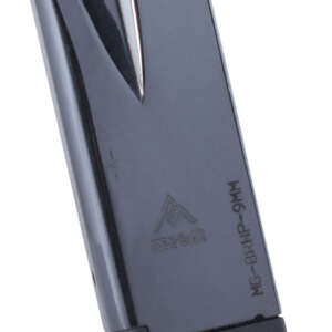 Mec-Gar MGBRHP10B Standard  10rd 9mm Luger Fits Browning Hi-Power/Springfield SA-35 Blued Carbon Steel