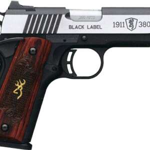 BROWNING 1911-380 BLACK LABEL - MEDALLION PRO 3.62" NT ST WOOD
