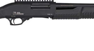 IVER JOHNSON PUMP 12GA 3" 18" - MUZZLE BRAKE BLUED SYNTHETIC