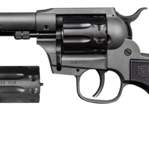 Diamondback DB0500A051 Sidekick  22 LR/22 Mag 9 Shot, 4.50" Dark Gray Cerakote Steel Barrel & Cylinder, Dark Gray Cerakote Zinc Alloy Frame, Black Polymer Grip, Hammer Safety, Exposed Hammer